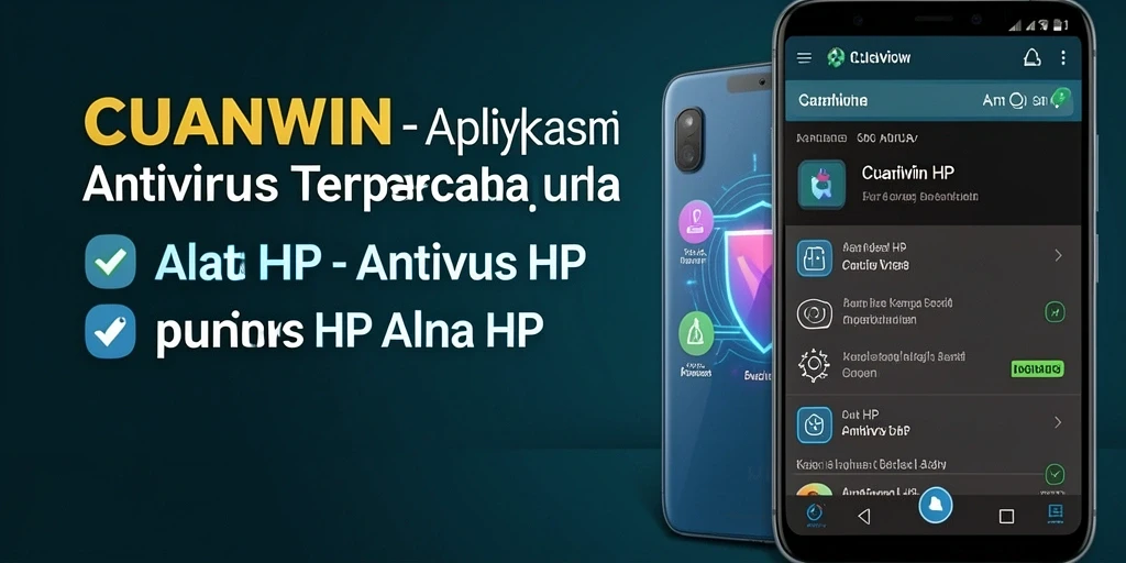 Antarmuka pengguna CUANWIN yang sederhana dan efektif.