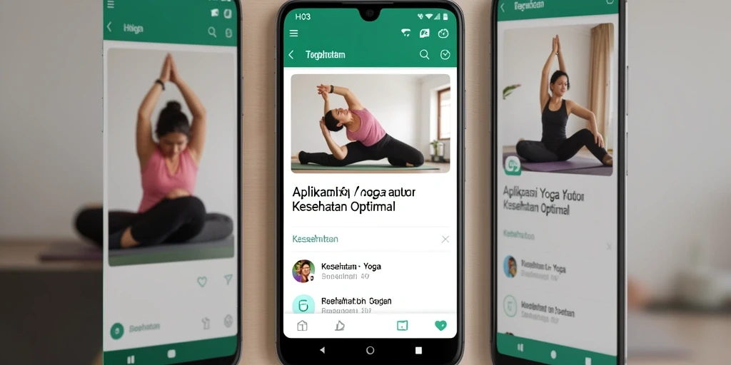 Antarmuka H03 yang intuitif menampilkan berbagai fitur Yoga.