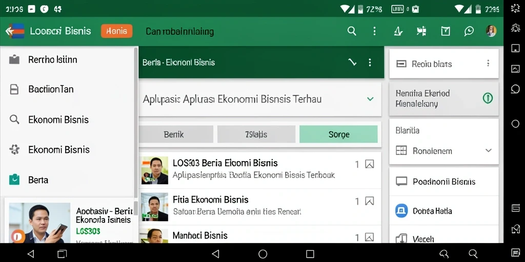 Tampilan antarmuka aplikasi LOS303 yang informatif dan menarik.