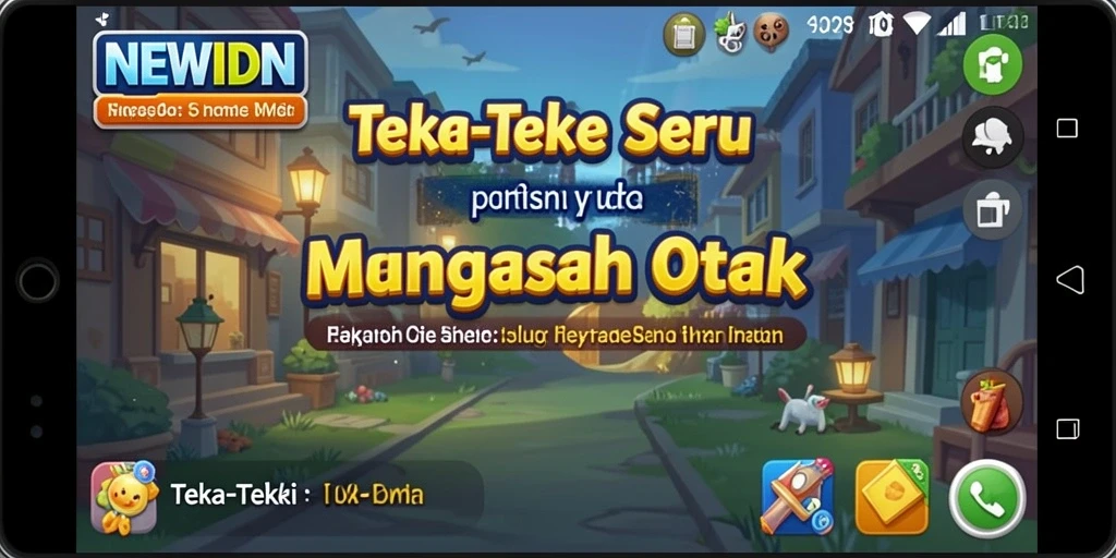 Screenshot antarmuka NEWIDN yang menampilkan berbagai teka-teki menarik.