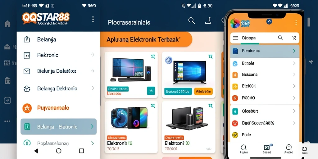 Tampilan aplikasi QQSTAR88 yang user-friendly dan menarik.