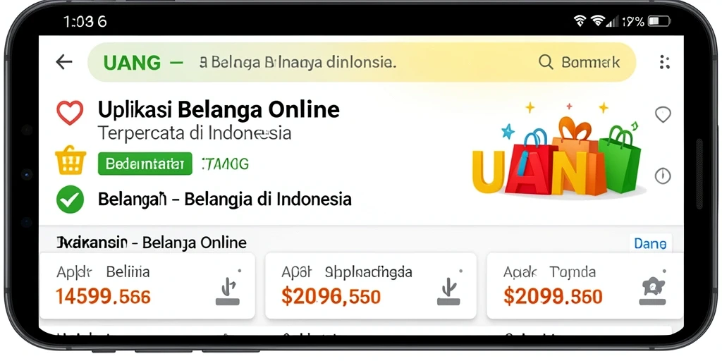 Antarmuka aplikasi UANG yang sederhana dan mudah dinavigasi.